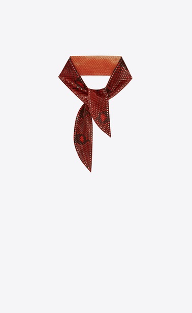 grand Chocker en python orné de studs